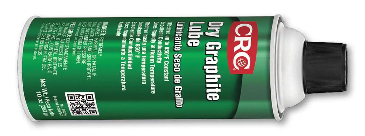 lubricación con grafito seco crc