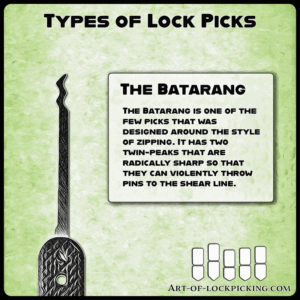Tipos de Lock Pick - El Batarang