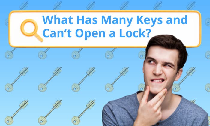 lo que tiene muchas llaves y no puede abrir una cerradura